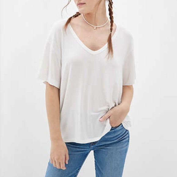 American Eagle Outfitters Tops - AE Soft & Sexy V-Neck T-Shirt